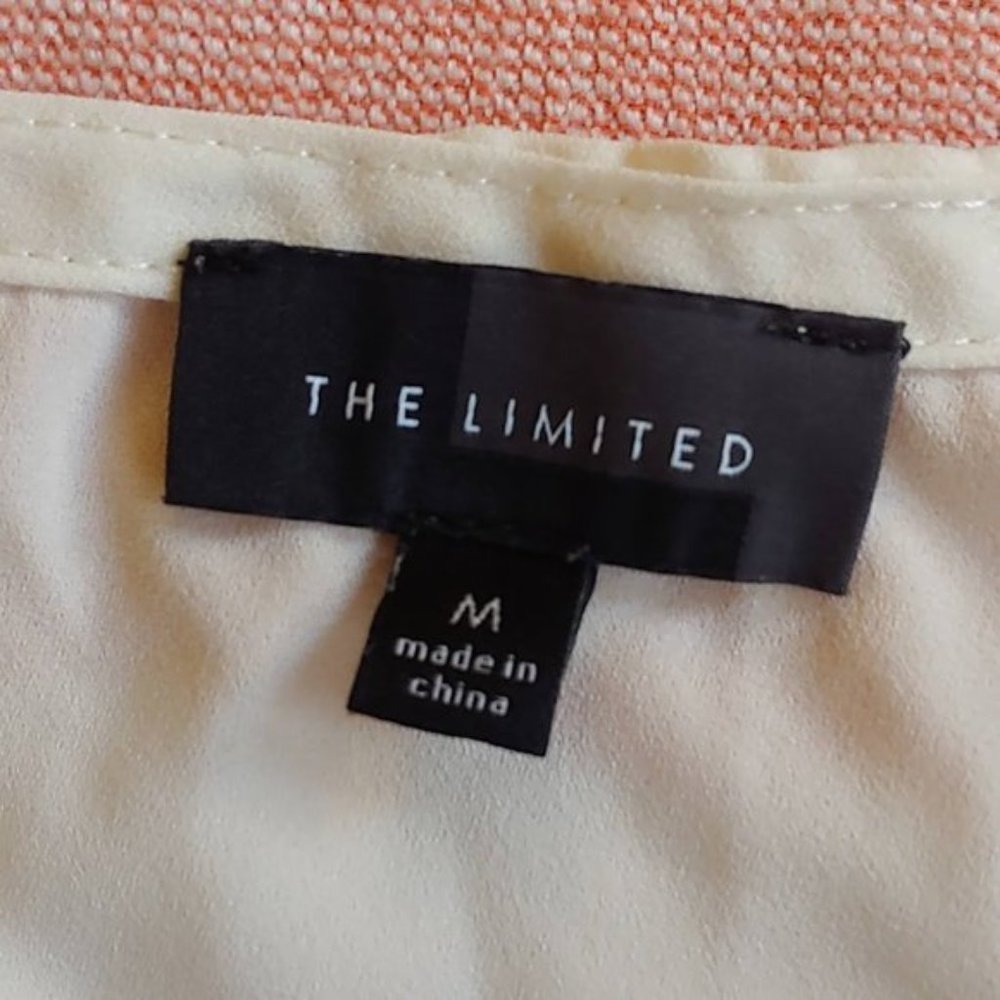 The Limited Marled Gray Split-Back Knit Sweater - image 3